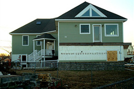 This is ICF was left structurally intact after Hurricane Sandy
