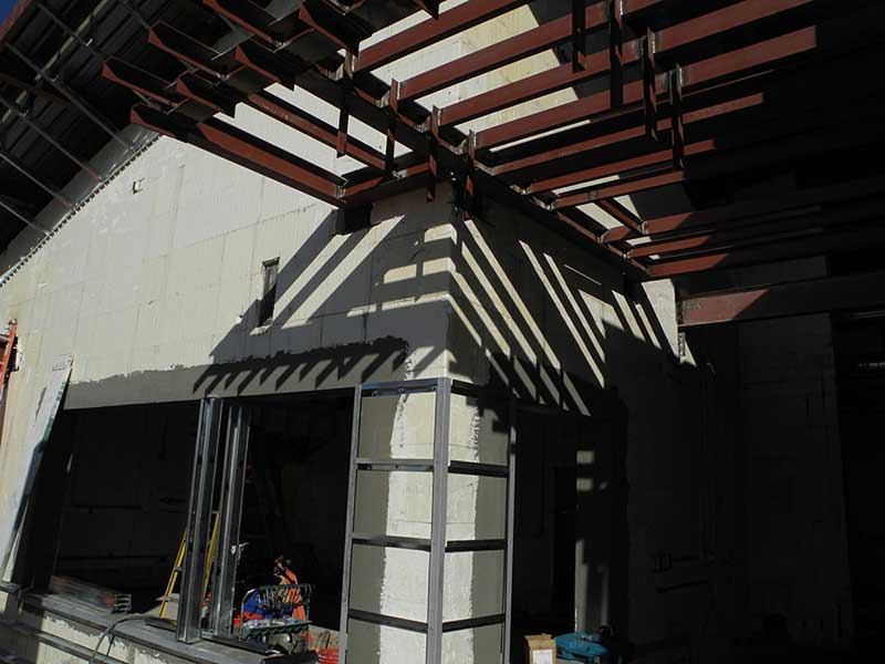 Award Winning Fox Blocks ICF LEED Silver Government Project - Fire Station 107 in Las Vegas NV - Green Harbor Building Systems GA